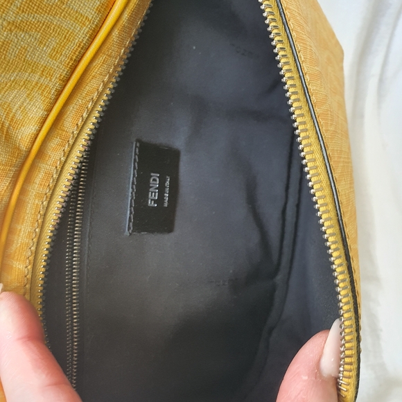 Fendi SARAH COLEMAN Vitello Grace Light Micro FF Vertigo Belt Bag Mimo - Picture 10 of 11